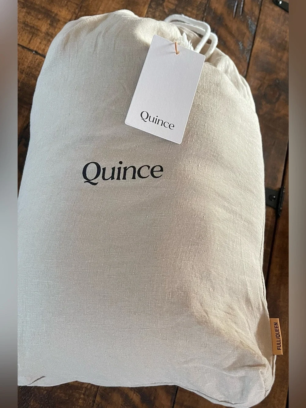 NWT Quince European Linen 5 pc Sheet Set, Split King (Mint)